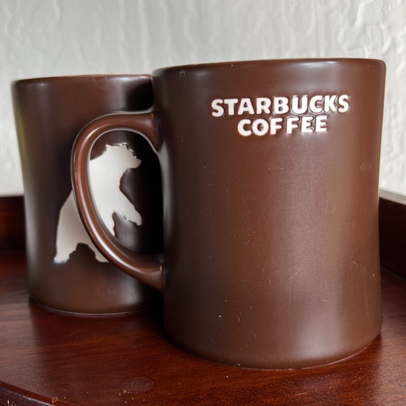 Starbucks Dining Starbucks Yukon Polar Grizzly Bear Coffee Mugs